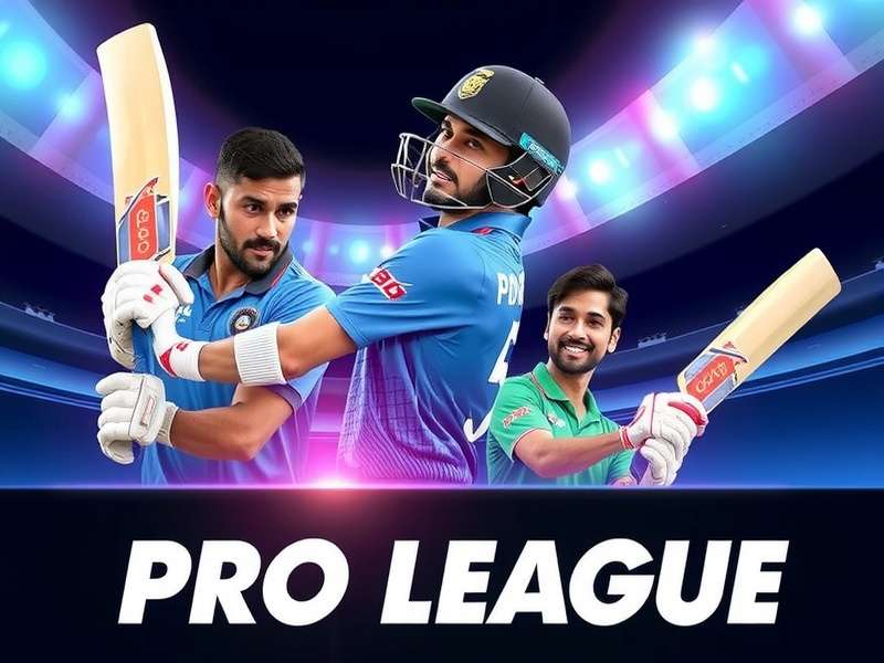 India Cricket Pro League Game Banner
